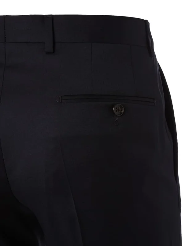 Bestes Angebot ? Windsor Anzug-Hose Aus Reiner Schurwolle – Marineblau ? 3