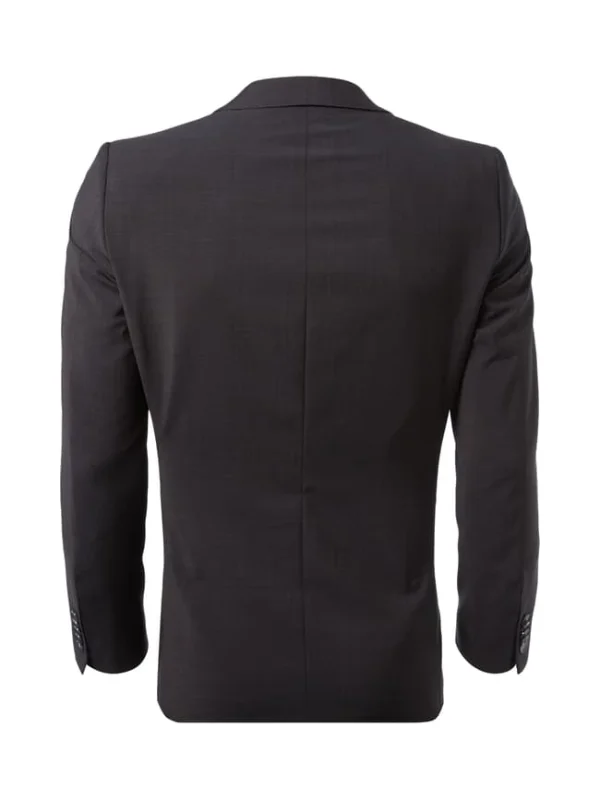 Brandneu ? Strellson Slim Fit 2-Knopf-Sakko Aus Reiner Schurwolle – Anthrazit ⭐ 4