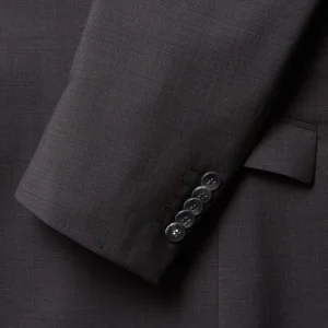 Brandneu ? Strellson Slim Fit 2-Knopf-Sakko Aus Reiner Schurwolle – Anthrazit ⭐ 10