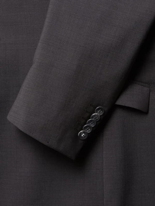 Brandneu ? Strellson Slim Fit 2-Knopf-Sakko Aus Reiner Schurwolle – Anthrazit ⭐ 3