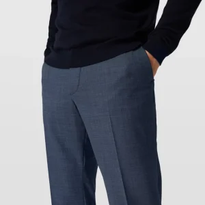 Am billigsten ? Drykorn Slim Fit Stoffhose Mit Bügelfalten Modell ‘Piet’ – Dunkelblau ? 11