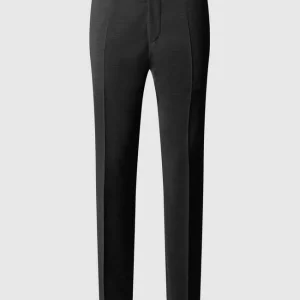 Rabatt ❤️ Strellson Slim Fit Anzughose Mit Bügelfalten ‘Flex Cross’ – Anthrazit ? 9