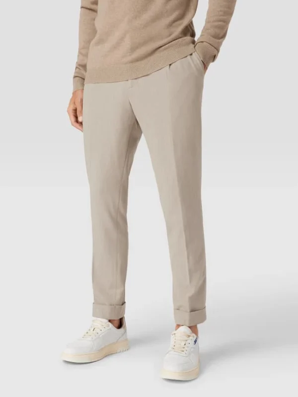Bestes Angebot ⌛ MCNEAL Hose Mit Bundfalten – Beige ⭐ 5
