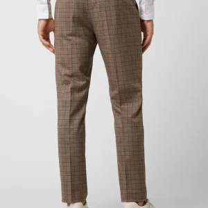 Neu ? Selected Homme Slim Fit Anzughose Mit Stretch-Anteil Modell ‘Logan’ – Mittelbraun ? 15
