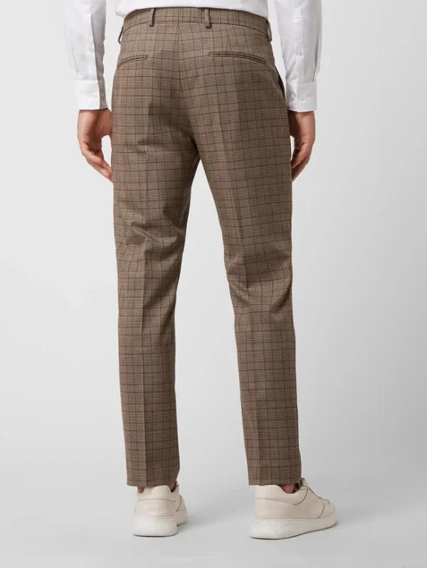 Neu ? Selected Homme Slim Fit Anzughose Mit Stretch-Anteil Modell ‘Logan’ – Mittelbraun ? 6