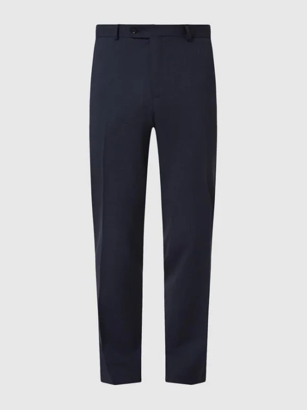Bestpreis ? Carl Gross Anzughose Aus Schurwolle Modell ‘Sven’ – Marineblau ? 3