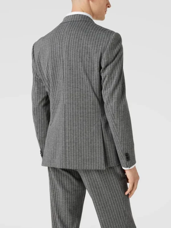 Beste Bewertungen von ? JOOP! Collection Extra Slim Fit 2-Knopf-Sakko Mit Nadelstreifen – Hellgrau ? 6