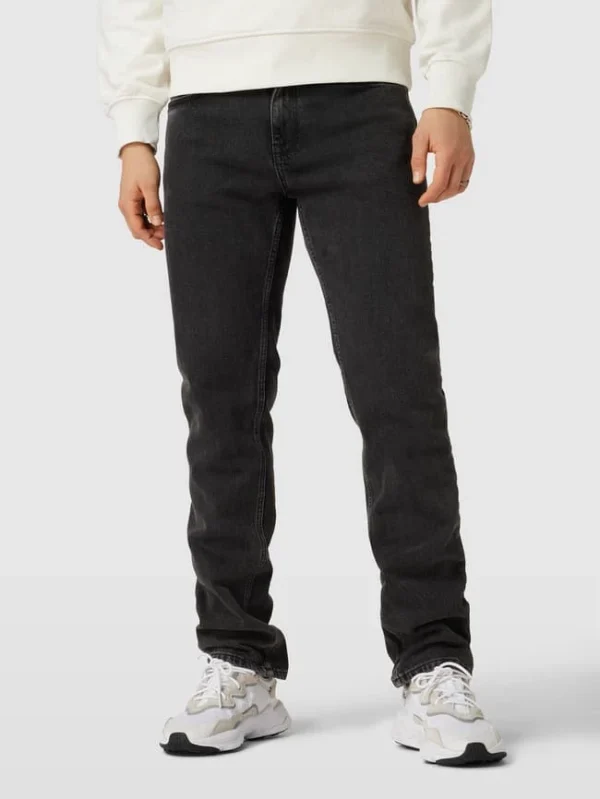 Aktion ❤️ REVIEW Straight Fit ? Jeans Im 5-Pocket-Design – Schwarz ? 5