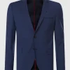 Neu ? HUGO Extra Slim Fit 2-Knopf-Sakko Mit Stretch-Anteil Modell ‘Arti’ – Royalblau ✔️ 19
