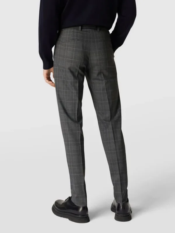 Auslauf ? Drykorn Hose Mit Glencheck-Muster Modell ‘Piet’ – Mittelgrau ✔️ 6