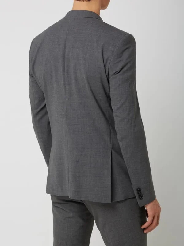 Brandneu ? Esprit Collection Slim Fit 2-Knopf-Sakko Mit Stretch-Anteil – Anthrazit ⌛ 7