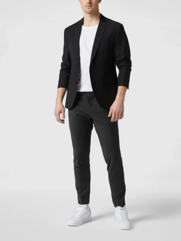 Coupon ? Cinque Slim Fit 2-Knopf-Sakko Mit Stretch-Anteil Modell ‘CiCastello’ – ‘CIPOWERSTRETCH’ – Schwarz ? 1