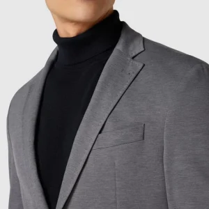 Bester Verkauf ? Baldessarini Slim Fit 2-Knopfsakko Mit Anstecknadel Modell ‘Seba’ – Silber Meliert ✔️ 11