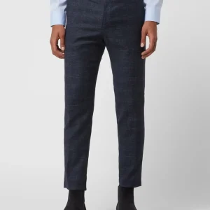 Bestpreis ? Strellson Slim Fit Anzughose Mit Leinen-Anteil Modell ‘Till’ – Marineblau ? 13