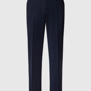 Am billigsten ✨ HUGO Hose Mit Bügelfalten Modell ‘Simmons’ – Marineblau ? 9