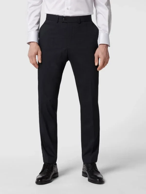 Bestpreis ? Brax Regular Fit Hose Aus Schurwoll-Mix Mit Stretch-Anteil Modell ‘Enrico’ – Anthrazit Meliert ? 5