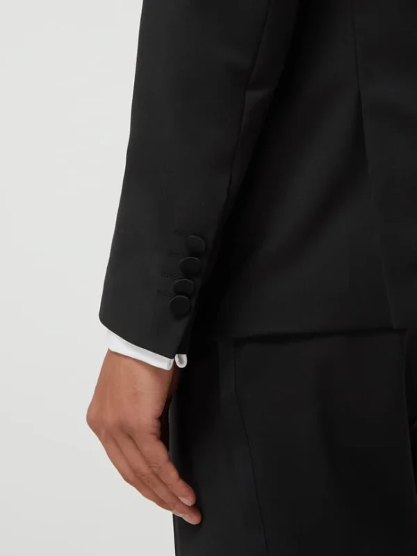 Top 10 ✨ CG – Club Of Gents Slim Fit Smokingjacke Aus Schurwolle Modell ‘Princeton’ – Schwarz ? 7