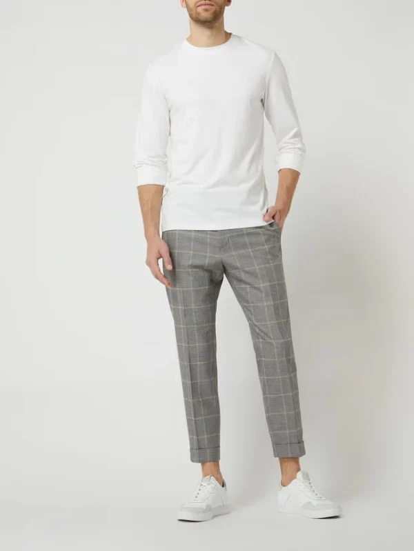 Coupon ✔️ Strellson Relaxed Fit Anzughose Aus Wollmischung Modell ‘Luc’ – Mittelgrau ? 1