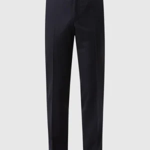 Großhandel ? DIGEL Modern Fit Anzughose Aus Schurwolle Modell ‘Per’ – Marineblau ? 9
