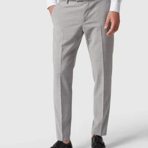 Billig ? Strellson Slim Fit Anzughose Mit Stretch-Anteil ‘Flex Cross’ – Hellgrau ? 13