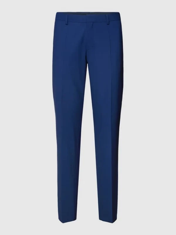 Schlussverkauf ? BOSS Slim Fit Anzughose Aus Schurwoll-Mix Modell ‘Genius’ – Marineblau ? 3