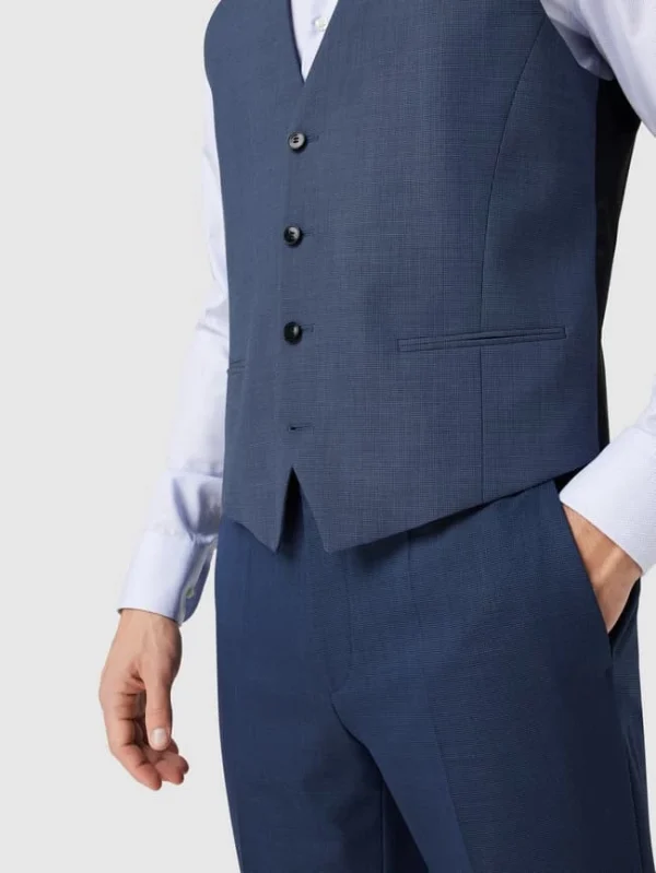 Coupon ? HUGO Weste Aus Schurwollmischung – Bleu ? 4