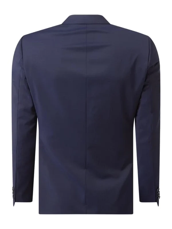 Großhandel ? CG – Club Of Gents Slim Fit 2-Knopf-Sakko Aus Schurwolle YOUR OWN PARTY By CG – CLUB Of GENTS – Marineblau ? 5