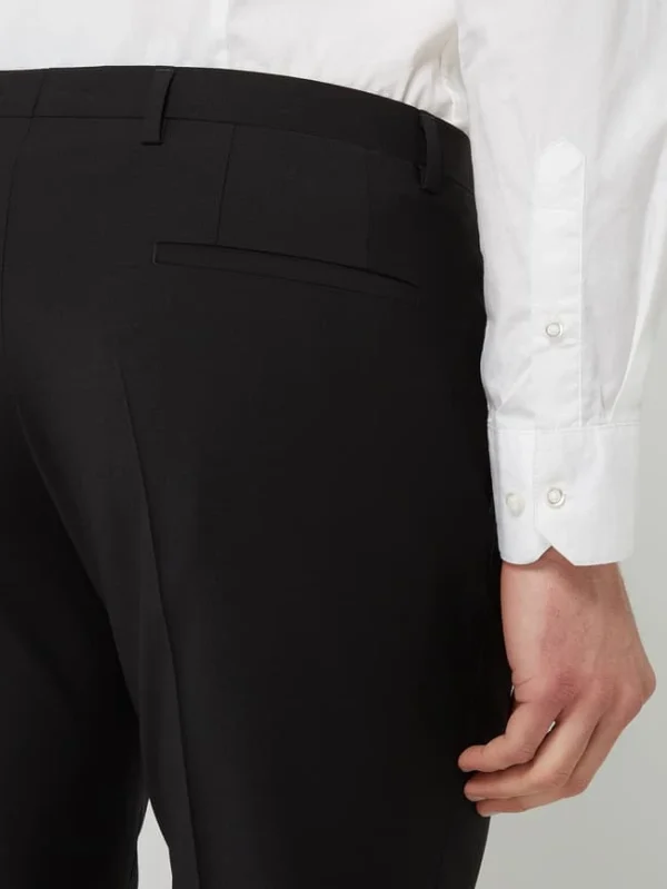 Bestpreis ? Roy Robson Anzughose Mit Stretch-Anteil Modell ‘Slacks’ – Schwarz ? 4