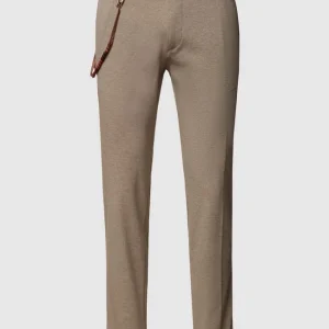 Aktion ? CG – Club Of Gents Stoffhose Mit Hahnentrittmuster – Beige ? 9