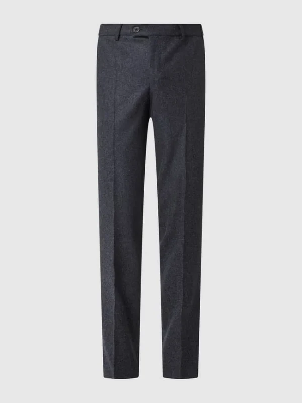 Top 10 ? Hiltl Regular Fit Anzughose Aus Schurwolle Modell ‘Piacenza’ – Anthrazit ? 3