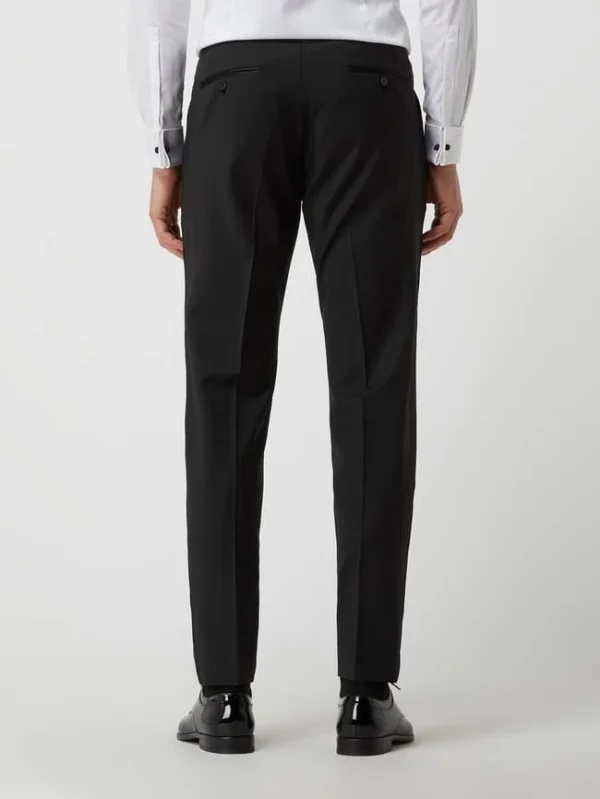 Besorgen ⭐ Cinque Super Slim Fit Smokinghose Mit Schurwoll-Anteil Modell ‘Cifestivo’ – Schwarz ❤️ 6