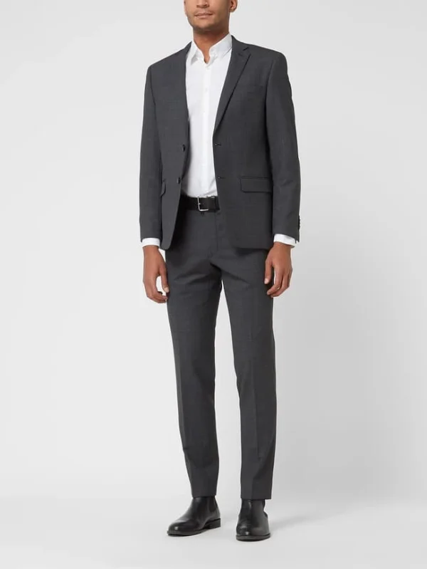 Besorgen ✨ Daniel Hechter Modern Fit Anzug Mit Woll-Anteil – Anthrazit ? 1