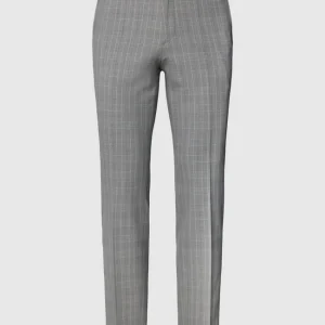 Angebote ? HUGO Hose Mit Glencheck-Muster Modell ‘Hesten’ – Hellgrau ? 9