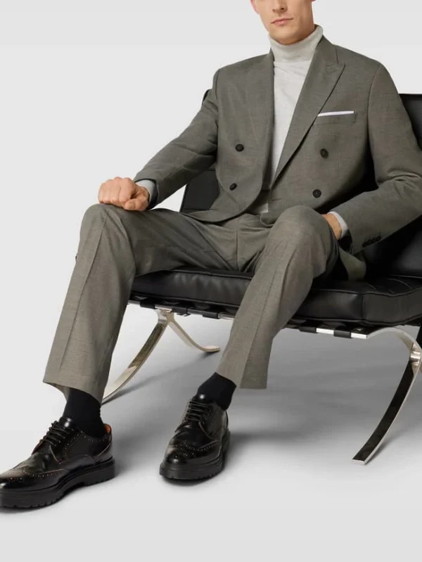 Billig ? Selected Homme Comfort Fit Sakko Mit Reverskragen Modell ‘DAXLOGAN’ – Hellgrau ? 1