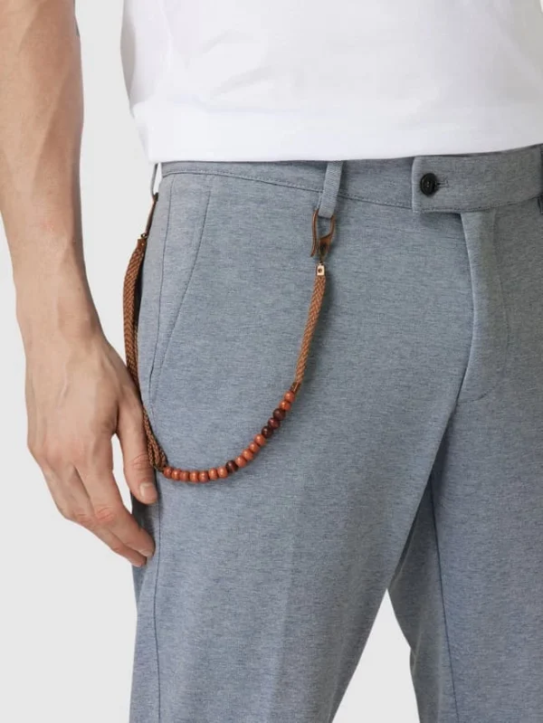 Besorgen ? CG – Club Of Gents Stoffhose Mit Hahnentrittmuster – Blau ? 4