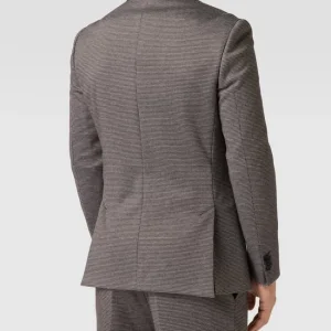 Blitzangebot ? JOOP! Collection Extra Slim Fit 2-Knopf-Sakko Mit Hahnentrittmuster – Mittelbraun ? 15