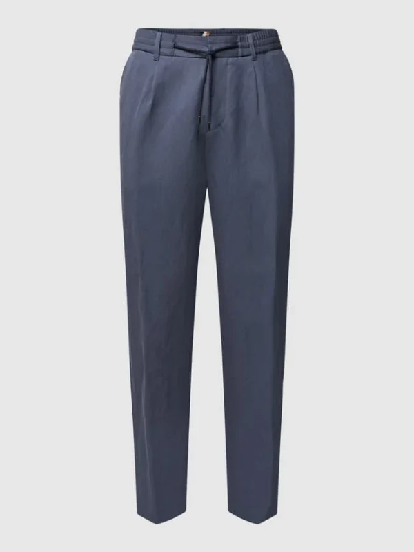 Schlussverkauf ? BOSS Hose Mit Label-Details Modell ‘Perin’ – Marineblau ? 3