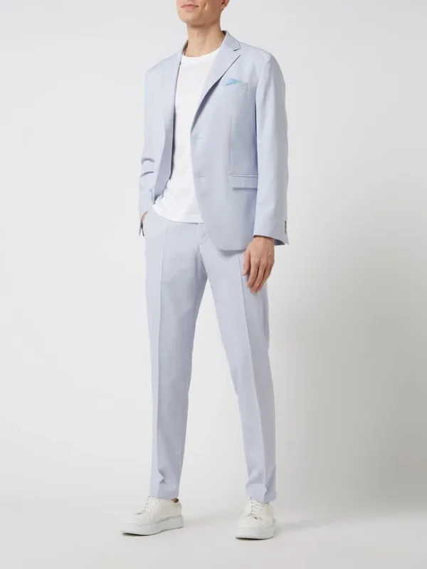 Billig ? Pierre Cardin Anzughose Mit Stretch-Anteil Modell ‘Rick’ – ‘Futureflex’ – Hellblau ? 1
