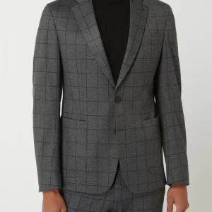 Bester Verkauf ✨ DIGEL Extra Slim Fit 2-Knopf-Sakko Mit Viskose-Anteil Modell ‘Neel’ – Mittelgrau ? 15