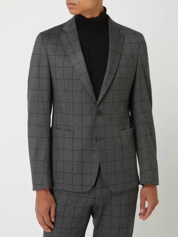 Bester Verkauf ✨ DIGEL Extra Slim Fit 2-Knopf-Sakko Mit Viskose-Anteil Modell ‘Neel’ – Mittelgrau ? 5