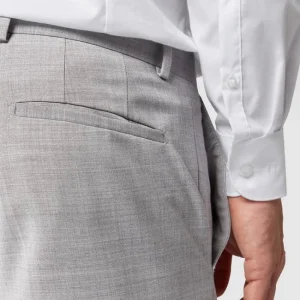 Billig ? Strellson Slim Fit Anzughose Mit Stretch-Anteil ‘Flex Cross’ – Hellgrau ? 11