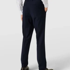 Am billigsten ✨ HUGO Hose Mit Bügelfalten Modell ‘Simmons’ – Marineblau ? 15