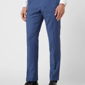 Beste Bewertungen von ✨ Wilvorst Slim Fit Anzughose Aus Wolle – Blau ❤️ 13