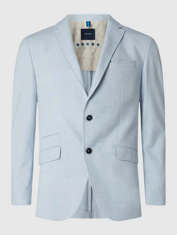 Billig ? Pierre Cardin 2-Knopf-Sakko Mit Stretch-Anteil Modell ‘Grant’ – ‘Futureflex’ – Hellblau ? 3