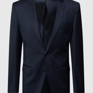 Budget ? BOSS Slim Fit 2-Knopf-Sakko Aus Reiner Schurwolle – Marineblau ⌛ 9