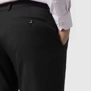Coupon ? MCNEAL Business-Hose Mit Webstruktur – Schwarz ⭐ 11