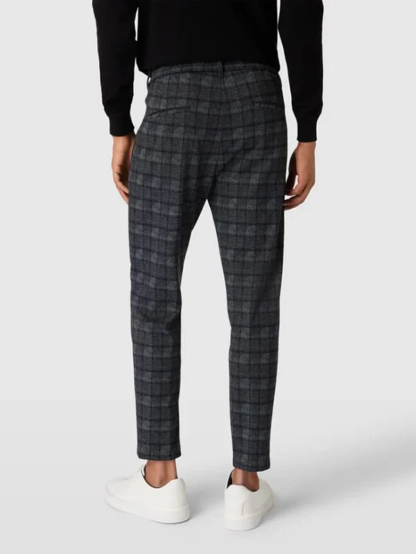 Billig ? Drykorn Hose Mit Allover-Muster Modell ‘Chasy’ – Dunkelblau ? 6
