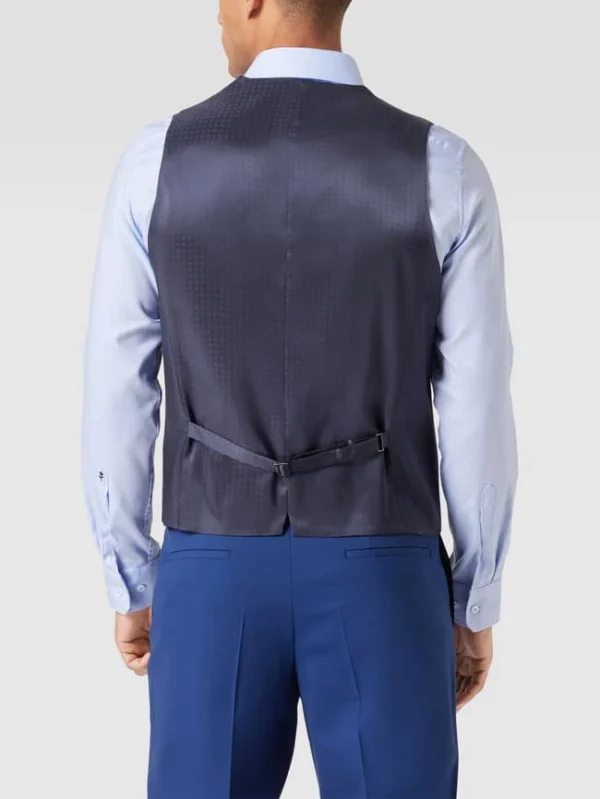 Großhandel ? BOSS Weste Mit Paspeltaschen Modell ‘Huge Vest’ – Marineblau ? 6