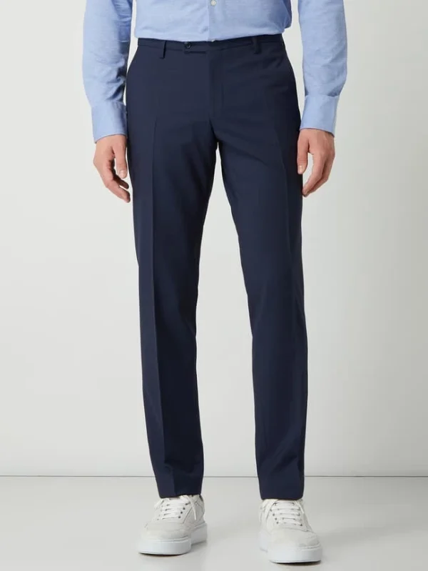 Am billigsten ⭐ CG – Club Of Gents Slim Fit Anzughose Aus Schurwolle Modell ‘Cedric’ – Royalblau ? 5