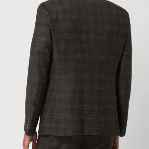 Neu ✔️ Strellson Slim Fit 2-Knopf-Sakko Mit Stretch-Anteil Modell ‘Arndt’ – Dunkelbraun ? 15